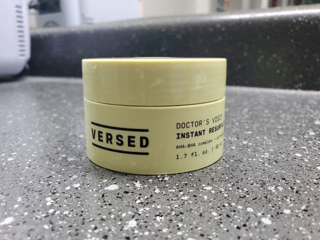 Versed Doctor's Visit Instant Resurfacing Mask review photo by CayLibra13