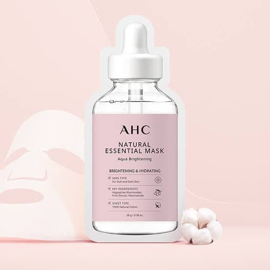 AHC Natural Essential Mask Aqua Brightening review photo by Cendra