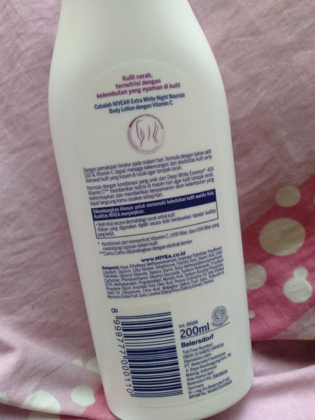 Nivea Extra White Night Nourish Serum review photo by Cindyfrnn
