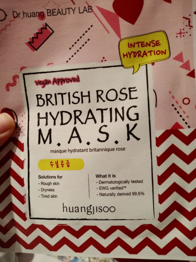 Huangjisoo British Rose Hydrating Sheet Mask review photo by Clarab13