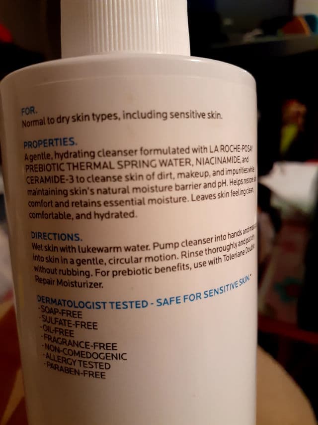 La Roche-Posay Toleriane Hydrating Gentle Facial Cleanser review photo by ColleenDoc1996