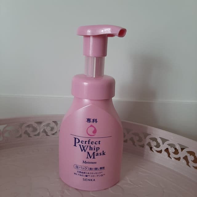 Shiseido Senka Perfect Whip Mask Moisture review photo by CosmeticsAddictSanae