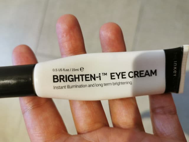 The Inkey List Brighten-I Eye Cream review photo by hashiskincare