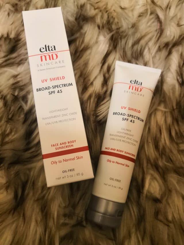 EltaMD UV Shield SPF 45 review photo by DMcC