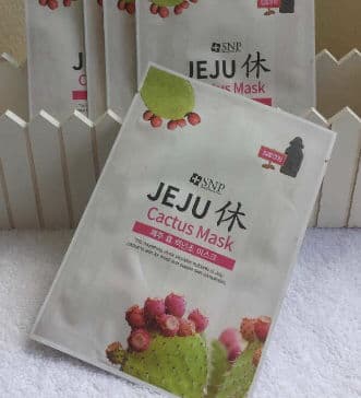 SNP Jeju Rest Cactus Sheet Mask review photo by DR81