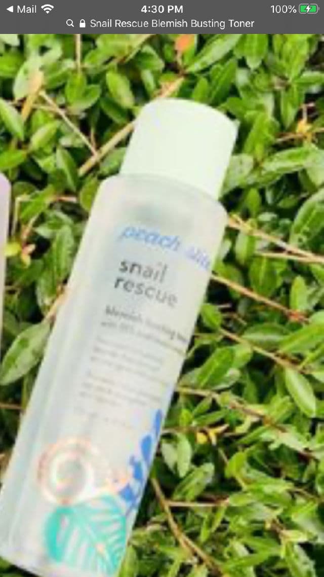 Peach Slices Snail Rescue Blemish Busting Toner review photo by DR81