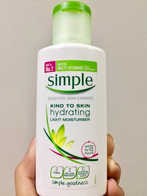 Simple Kind to Skin Hydrating Light Moisturiser for Dry Skin review photo by Daisysama