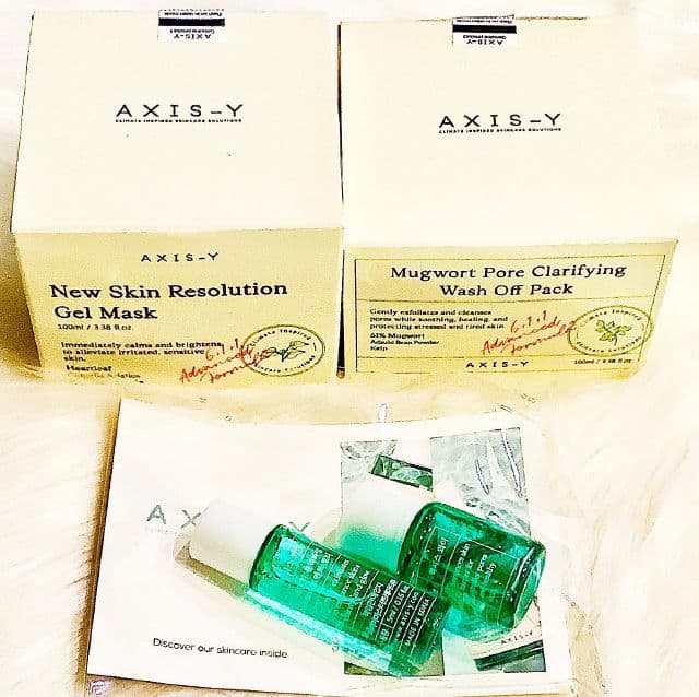 AXIS-Y Mugwort Pore Clarifying Wash Off Pack review photo by DebbieGirl