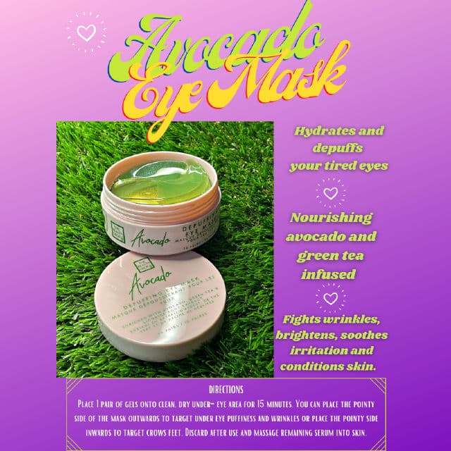 The Beauty Crop Avocado Hydrating Eye Mask review photo by Destinylilah