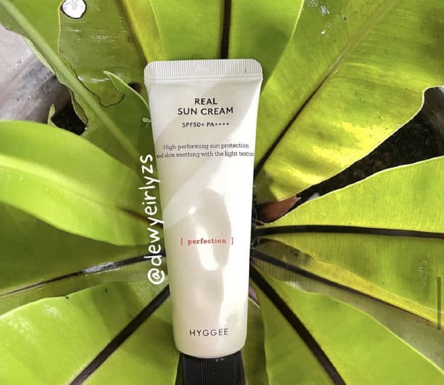 Hyggee Real Sun Cream SPF 50+ PA++++ review photo by DewyEirlyzs
