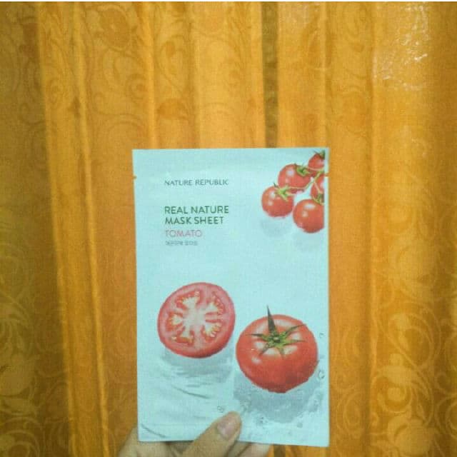 NATURE REPUBLIC Real Nature Mask Sheet - Tomato review photo by Trisnaar