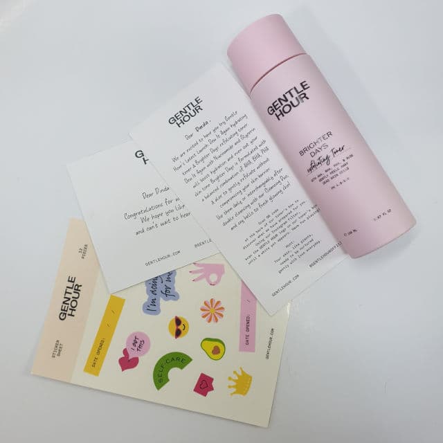 Gentle Hour Brighter Days Exfoliating Toner review photo by dindaskind