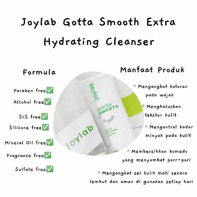Joylab Gotta Smooth Gentle Exfoliating Cleanser review photo by Diyaaah