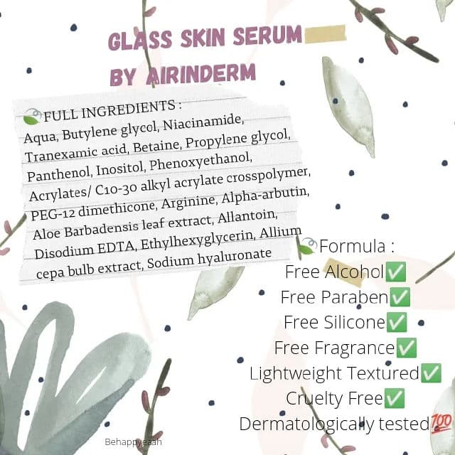Airnderm Aesthetic Glass Skin Serum review photo by Diyaaah