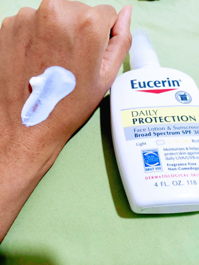 Eucerin Daily Protection Face Lotion SPF 30 review photo by DrNikiEve