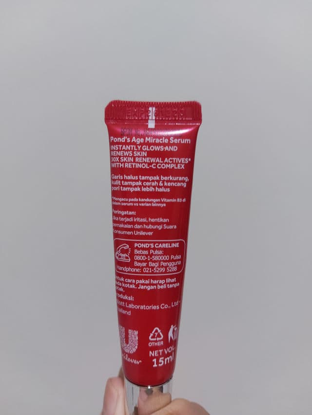Pond's Age Miracle Double Action Serum review photo by Ekafebrianita