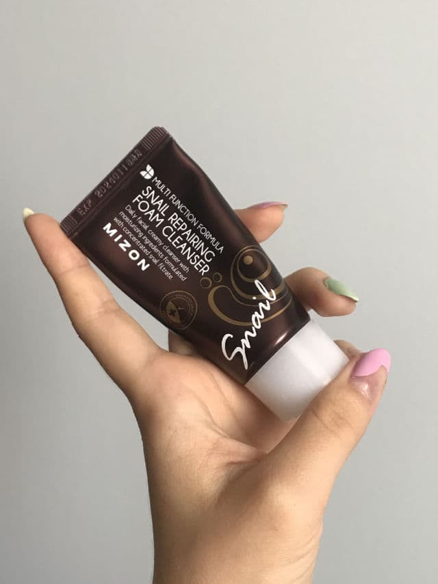 Mizon Snail Repairing Foam Cleanser review photo by ElaValim
