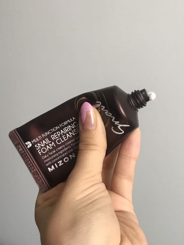 Mizon Snail Repairing Foam Cleanser review photo by ElaValim