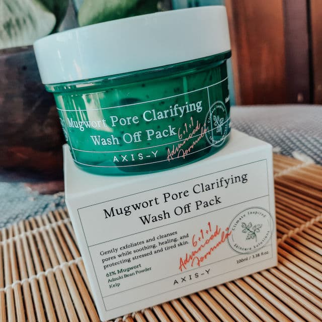AXIS-Y Mugwort Pore Clarifying Wash Off Pack review photo by ElleRachs