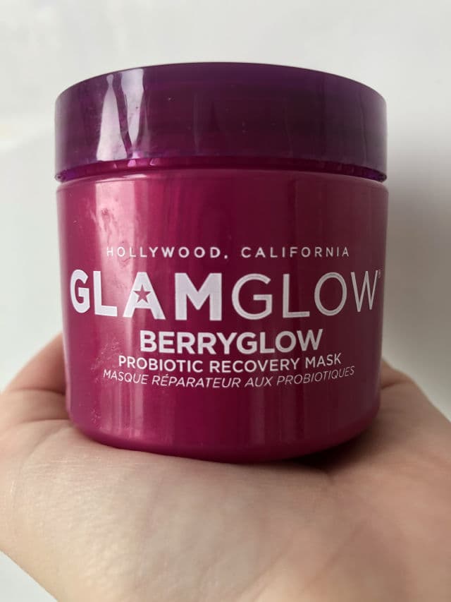 GlamGlow Berry Glow Probiotic Recovery Face Mask review photo by EllieGob