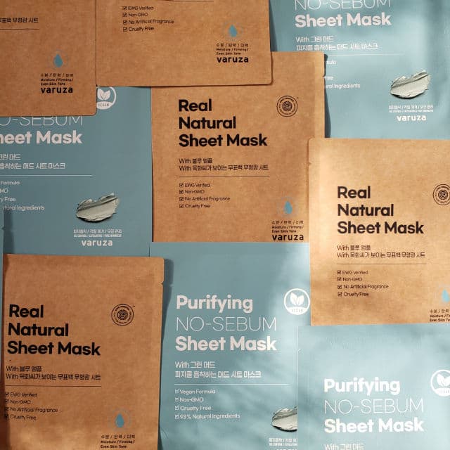 Varuza Purifying No-Sebum Sheet Mask with Green Mud review photo by EmmyRoseSkin