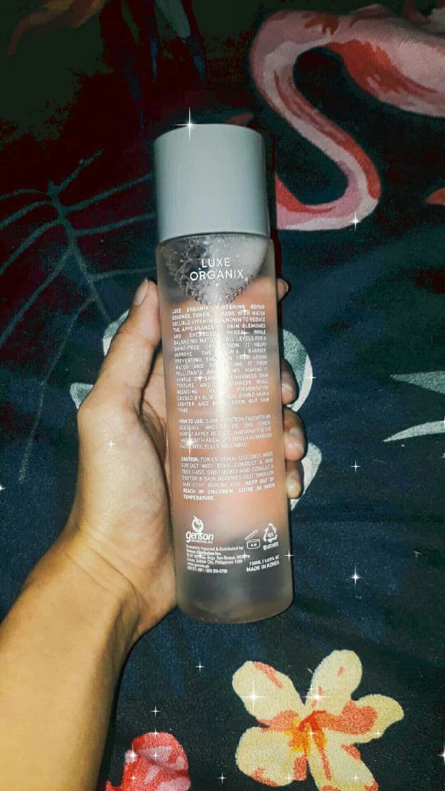 Luxe Organix Whitening Repair Essence Toner review photo by Eskiq