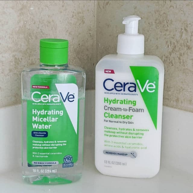 CeraVe Hydrating Cream-to-Foam Cleanser review photo by AllDayBeautyBabe