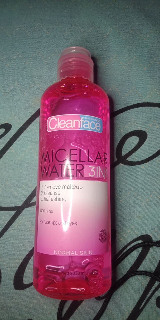 Purbasari CleanFace Micellar Water 3in1 for Normal Skin review photo by Fadilpicky