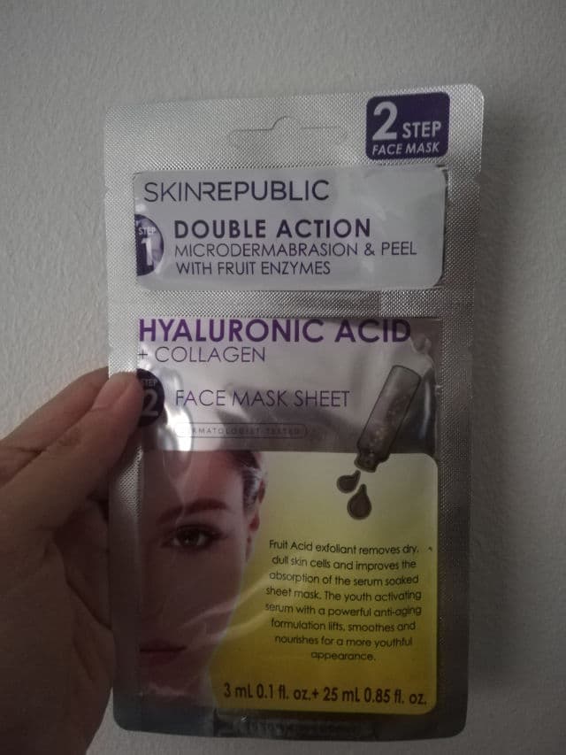 Skin Republic 2 Step Hyaluronic Acid + Collagen Face Mask - 2nd Step (Mask) review photo by ImPicky