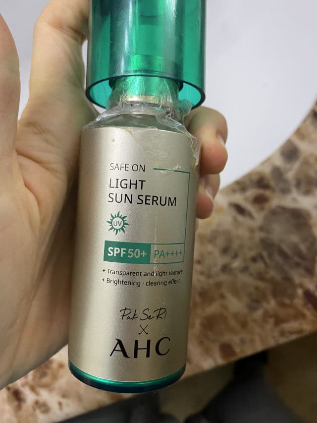 AHC Safe On Light Sun Serum SPF 50+ PA++++ review photo by FaithM