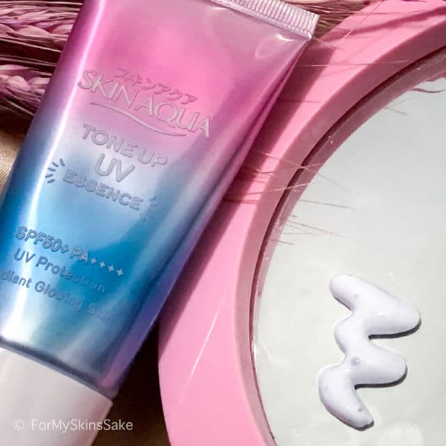 SKIN AQUA Tone Up UV Essence review photo by Formyskinssake