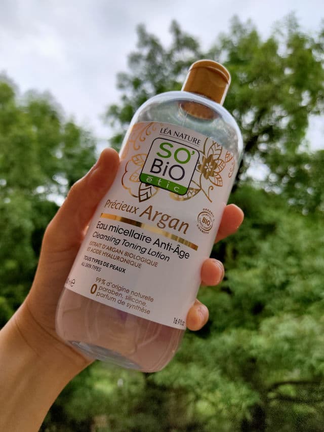 SO'BiO Etic Précieux Argan - Eau Micellaire Anti-Age review photo by FrenchyPeach19