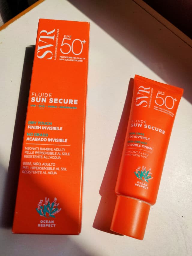 SVR Sun Secure Fluide SPF50+ review photo by FrenchyPeach19