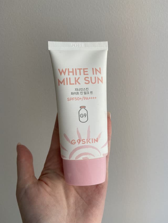 G9 SKIN White In Milk Sun SPF 50+ / PA++++ review photo by Gabbi