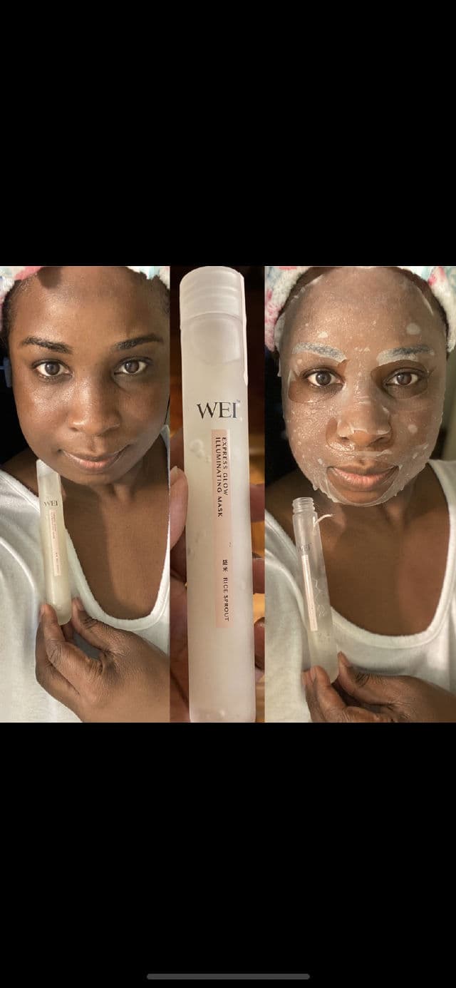 Wei Beauty Rice Sprout Express Glow Illuminating Mask review photo by Georgialion47