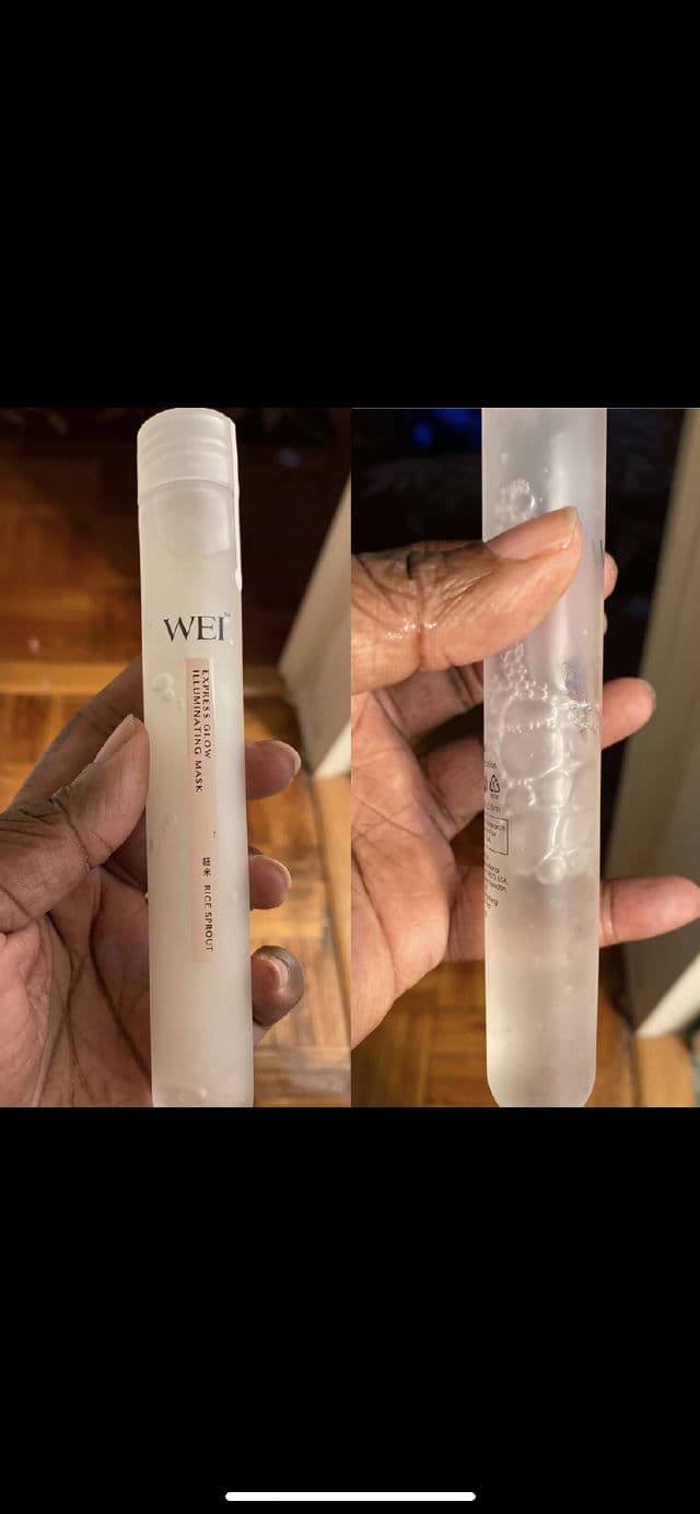 Wei Beauty Rice Sprout Express Glow Illuminating Mask review photo by Georgialion47