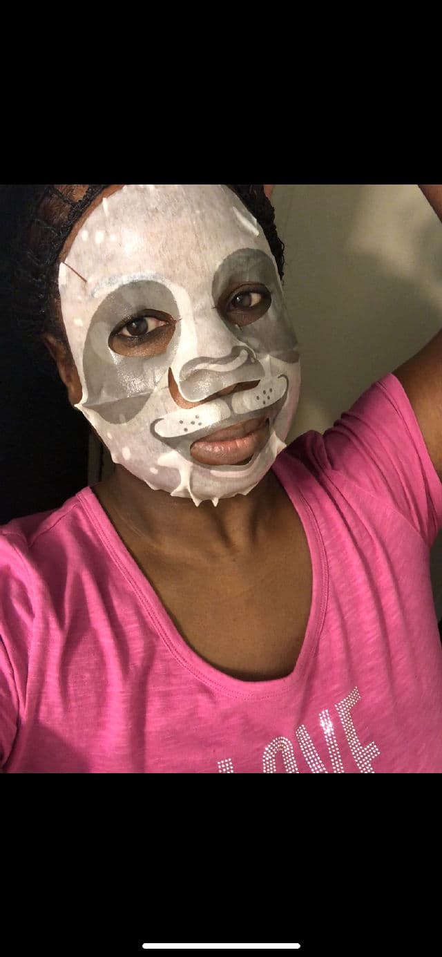 SNP Animal Panda Brightening Mask Sheet review photo by Georgialion47
