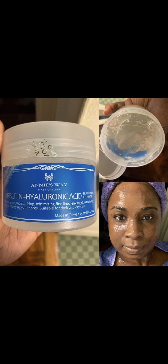Annie's Way Arbutin + Hyaluronic Acid Brightening Jelly Mask review photo by Georgialion47