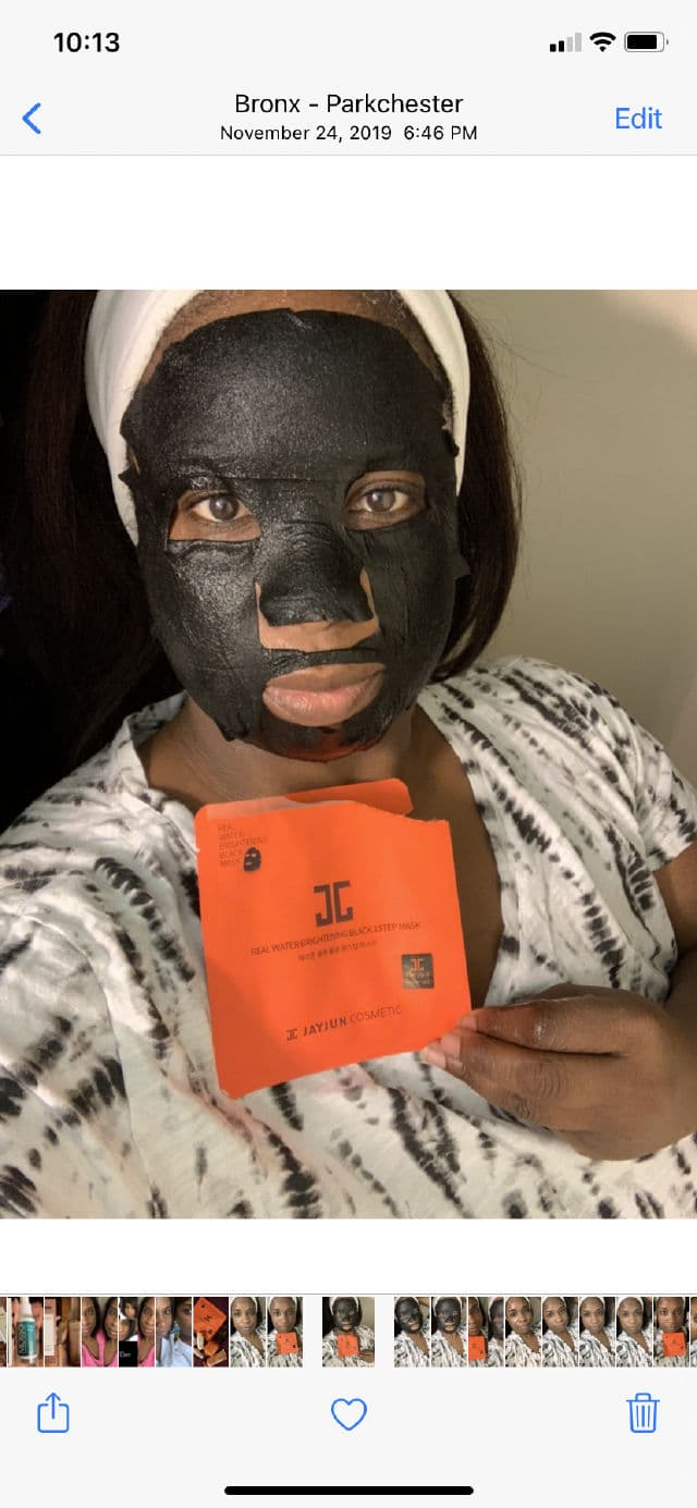 Jayjun Real Water Brightening Mask review photo by Georgialion47