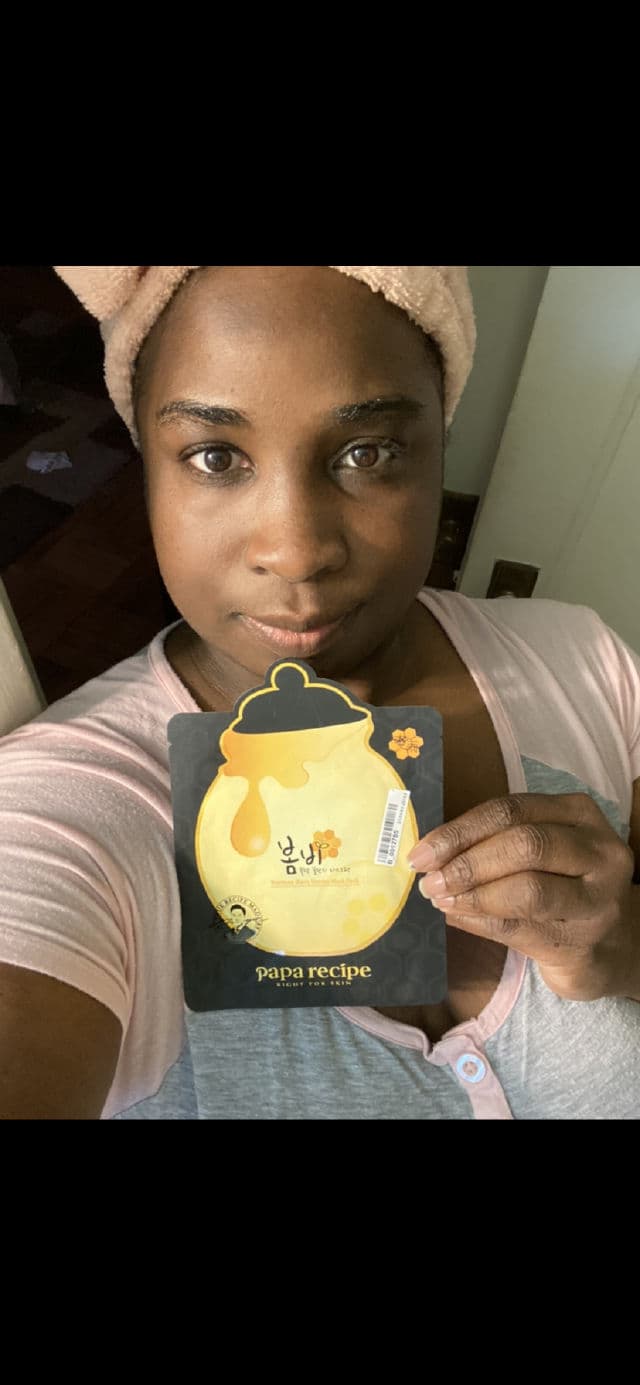 PAPA RECIPE Bombee Black Honey Mask Pack review photo by Georgialion47