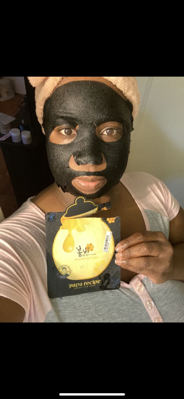 PAPA RECIPE Bombee Black Honey Mask Pack review photo by Georgialion47
