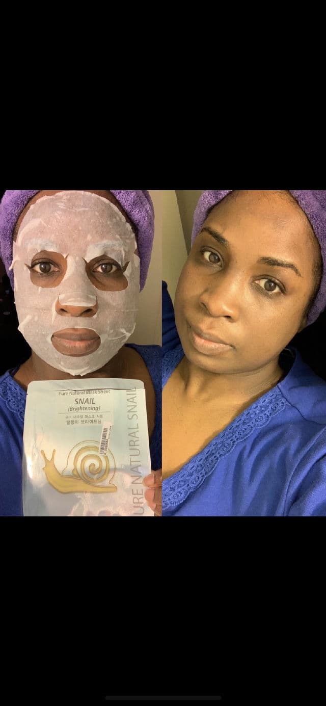 THE SAEM Pure Natural Snail Mask Sheet review photo by Georgialion47