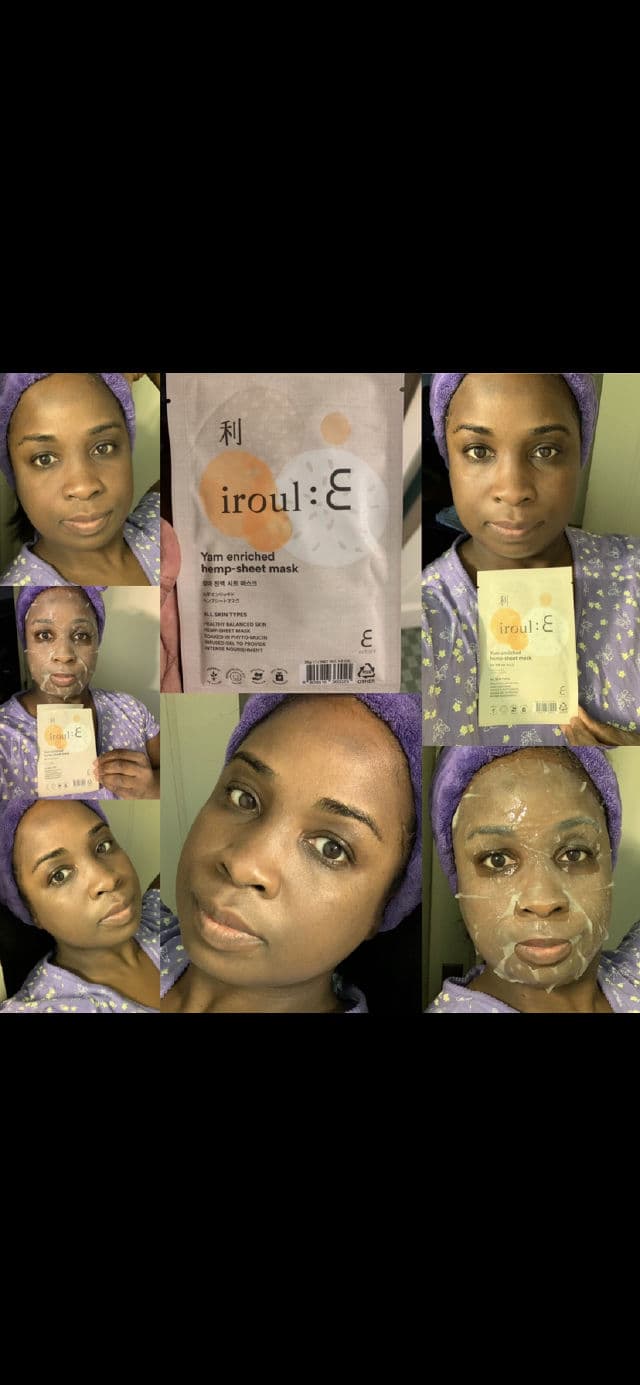 ENATURE Yam Enriched Hemp-Sheet Mask review photo by Georgialion47