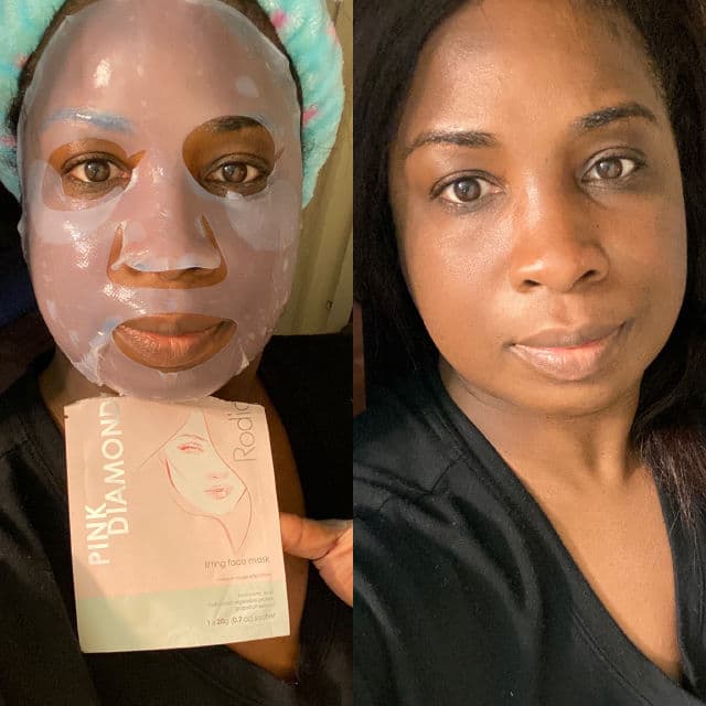 Rodial Pink Diamond Lifting Face Mask review photo by Georgialion47