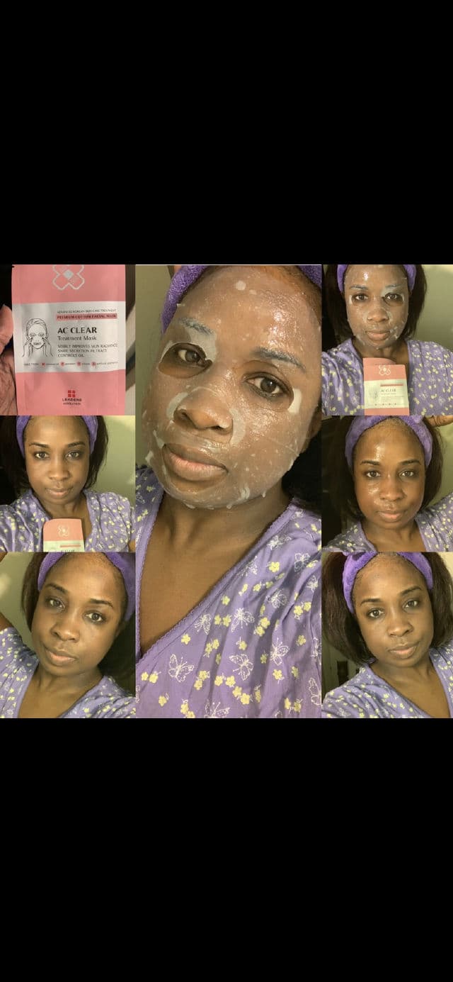 LEADERS AC Clear Treatment Mask review photo by Georgialion47