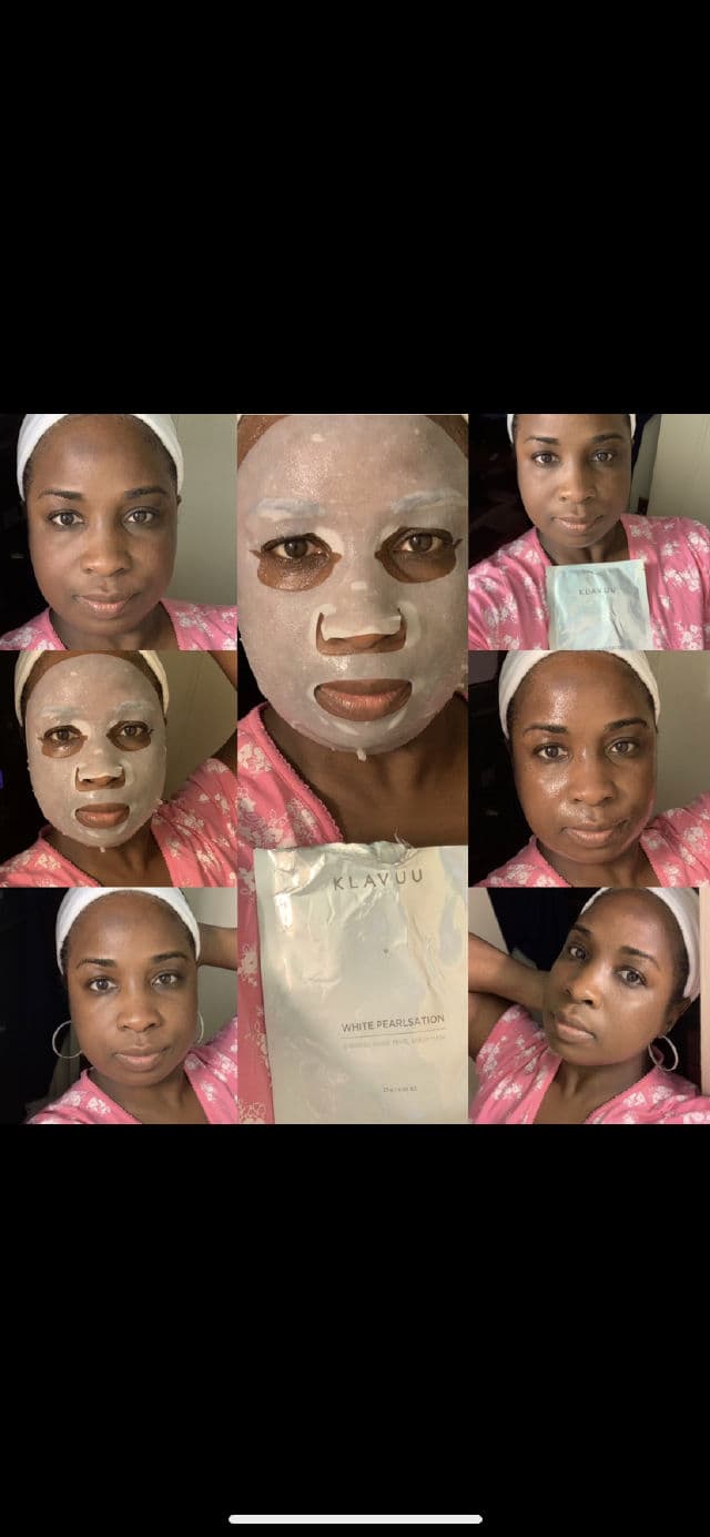 Klavuu White Pearlsation Pearl Serum Mask review photo by Georgialion47