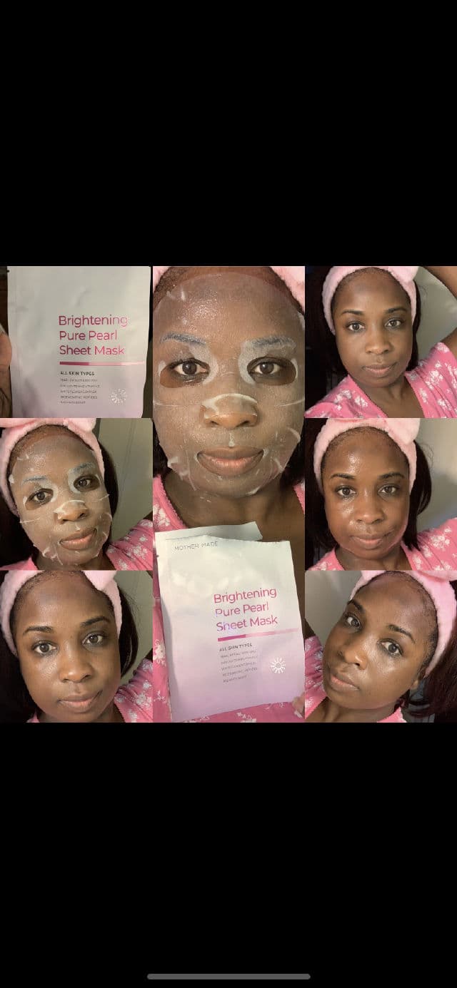Mother Made Brightening Pure Pearl Face Sheet Mask review photo by Georgialion47