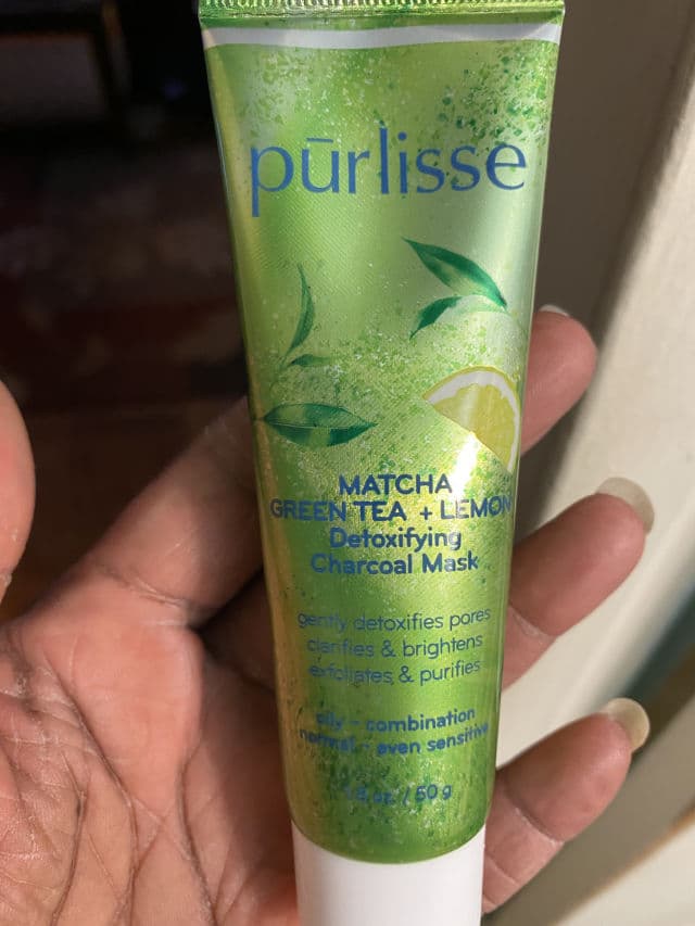 Purlisse Matcha Green Tea + Lemon Detoxifying Charcoal Mask review photo by Georgialion47