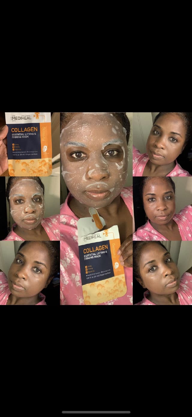 MEDIHEAL Collagen Essential Lifting & Firming Sheet Mask review photo by Georgialion47