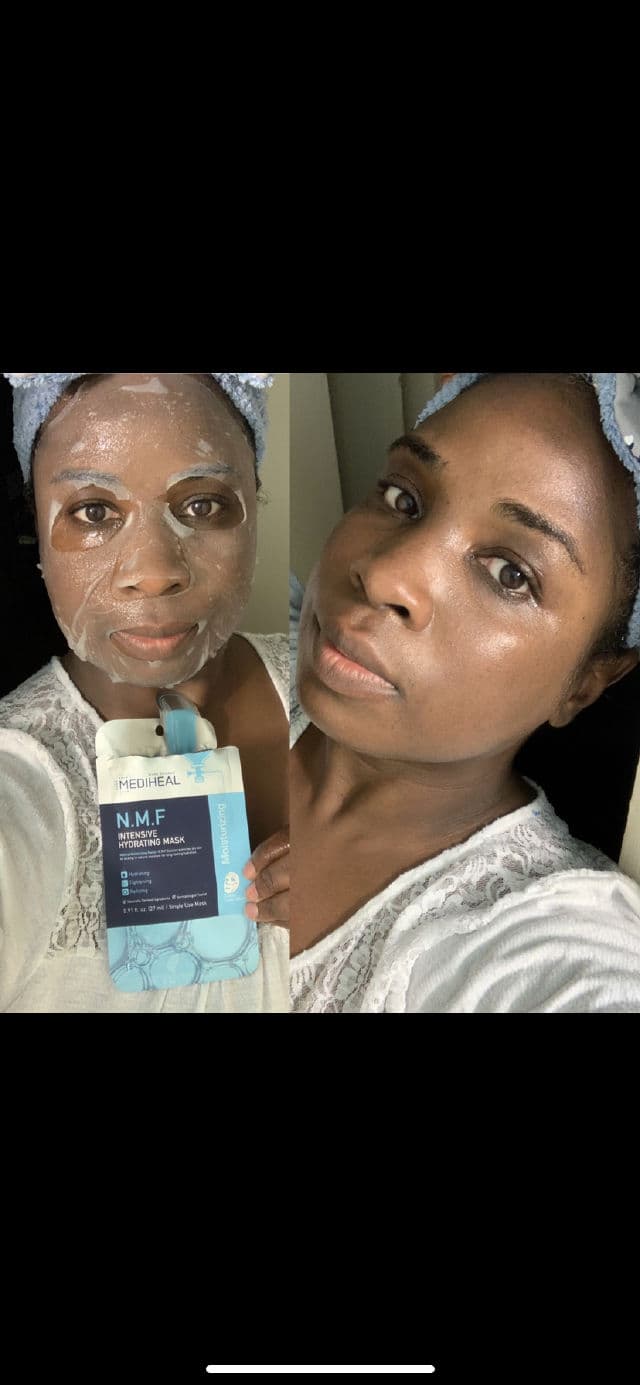 MEDIHEAL N.M.F Intensive Hydrating Mask review photo by Georgialion47